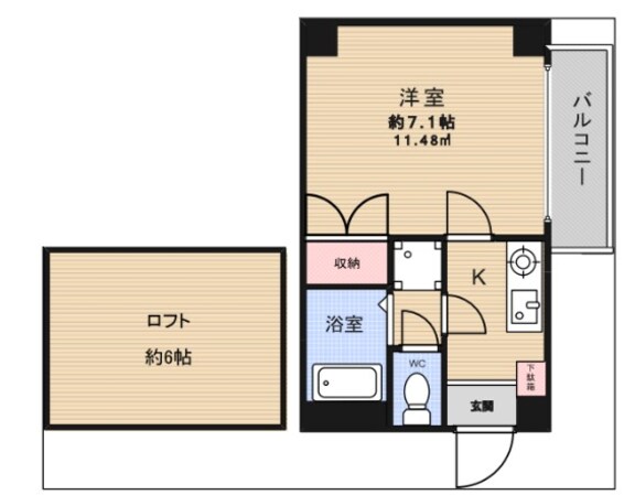 白岩ビルの物件間取画像